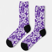 CHAUSSETTE PRUNIER DE L'ÎLE (POURPRE) (Gauche)
