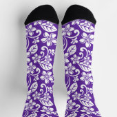 CHAUSSETTE PRUNIER DE L'ÎLE (POURPRE) (Haut)