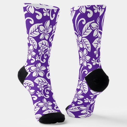 CHAUSSETTE PRUNIER DE L'ÎLE (POURPRE) (Angulaire)