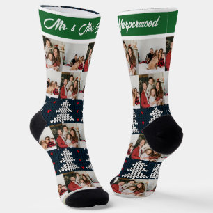 Chaussette Pull Noël dégueu Mr & Mme Nouvellement Mariés 2