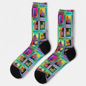 Chaussette Puppy Love Multicolore (Gauche)