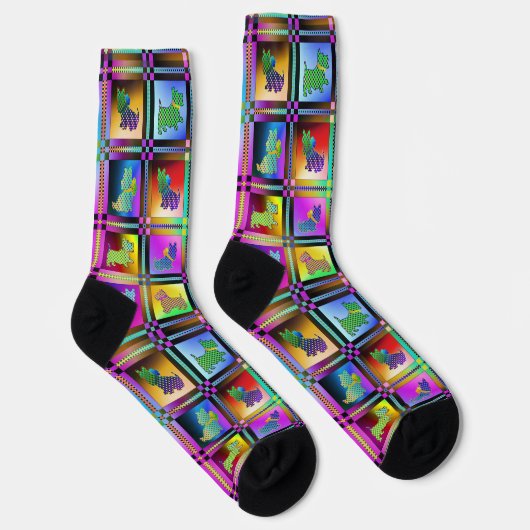 Chaussette Puppy Love Multicolore (Droite)