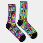 Chaussette Puppy Love  Multicolored (Droite)