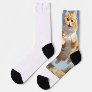 Chaussette Purr-parfaitement Choc : Crew Shocks Collection de