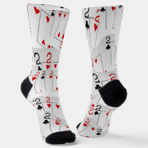 Chaussette Quad Deux Couches, Chaussettes De Poker