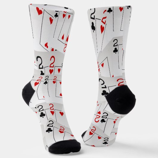 Chaussette Quad Deux Couches, Chaussettes De Poker (Angulaire)