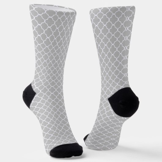 Chaussette Quatrefoil gris (Angulaire)