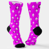 Chaussette Queen of Spades Chaussettes Chauffage rose Chaud t (Angulaire)
