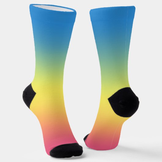 Chaussette Rabbit et arc-en-ciel (Angulaire)