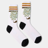 Chaussette Rad Papa Retro Stripes | Fête des pères vintage (Droite)