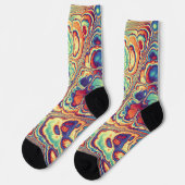 Chaussette Radiance de marbre tropical (Gauche)