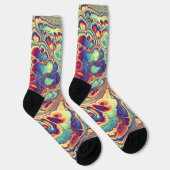 Chaussette Radiance de marbre tropical (Droite)