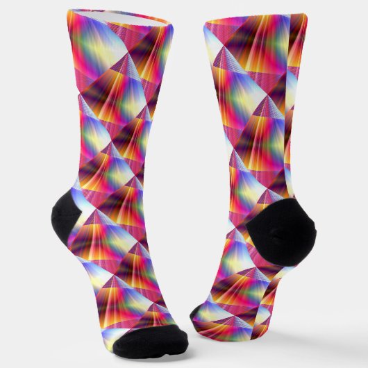 Chaussette Raies arc-en-ciel (Angulaire)