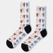 Chaussette Rainbow Bull Terrier Chien Chien Chien Chien Arc-e (Gauche)
