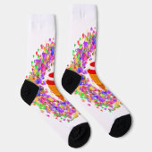 Chaussette Rainbow Confetti Swirl Ice Cream (Droite)