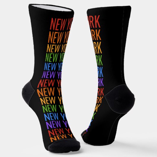 Chaussette Rainbow NEW YORK (Angulaire)