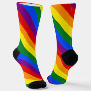 Chaussette Rainbow Pride Diversité Égalité des droits Inclusi