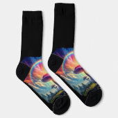 Chaussette Rainbow Sky Musroom (Droite)