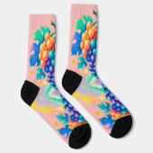 Chaussette Raisins colorés (Droite)
