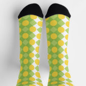 Chaussette Rangées joyeux de formes Motif (Haut)
