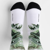 Chaussette Raptor in Green (Haut)