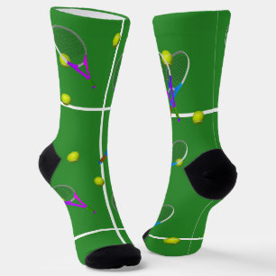 Chaussette Raquettes et balles de tennis