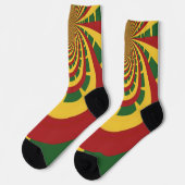 Chaussette Rasta Jamaïque's Rasta Colours Reggae is Fun (Gauche)