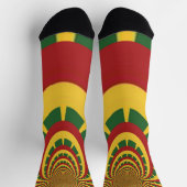Chaussette Rasta Jamaïque's Rasta Colours Reggae is Fun (Haut)