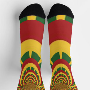 Chaussette Rasta Jamaïque's Rasta Colours Reggae is Fun
