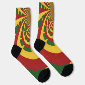 Chaussette Rasta Jamaïque's Rasta Colours Reggae is Fun (Droite)