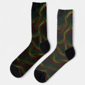 Chaussette Rasta Waves (Gauche)
