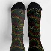 Chaussette Rasta Waves (Haut)