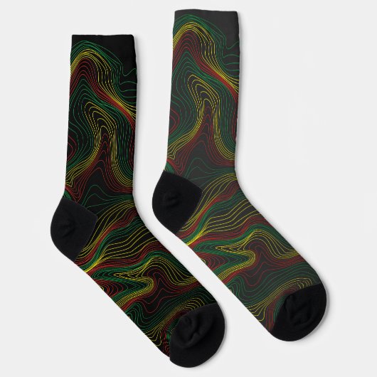 Chaussette Rasta Waves (Droite)