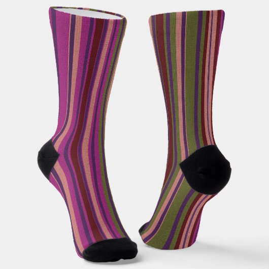 Chaussette Rayé décoratif (Angulaire)