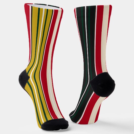 Chaussette Rayé décoratif (Angulaire)