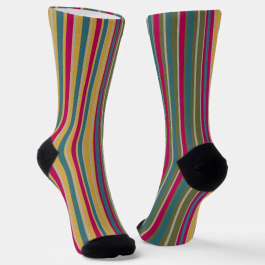 Chaussette Rayé décoratif (Angulaire)