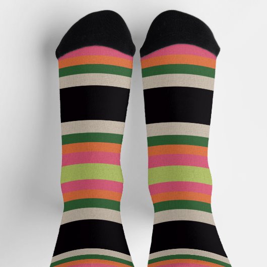 Chaussette Rayé décoratif (Haut)