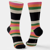 Chaussette Rayé décoratif (Angulaire)