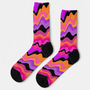 Chaussette rayée