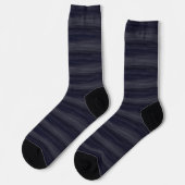 Chaussette Rayure bleue et grise délavée (Gauche)