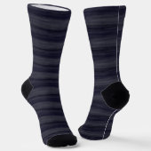 Chaussette Rayure bleue et grise délavée (Angulaire)