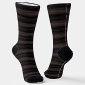 Chaussette Rayure pâle et foncée irrégulière (Angulaire)