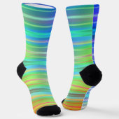 Chaussette Rayures arc-en-ciel (Angulaire)