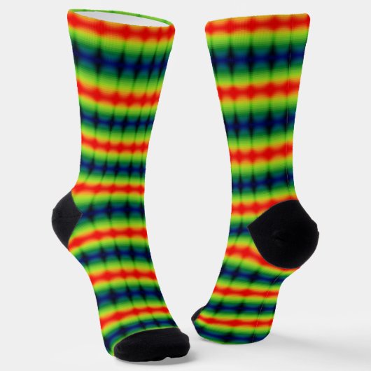 Chaussette Rayures arc-en-ciel (Angulaire)