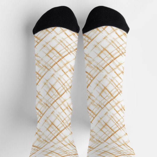 Chaussette Rayures de bonbons au caramel (Haut)