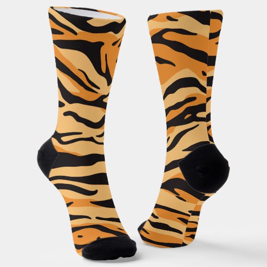Chaussette Rayures de tigre (Angulaire)