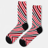Chaussette Rayures en mouvement (Gauche)