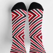 Chaussette Rayures en mouvement (Haut)