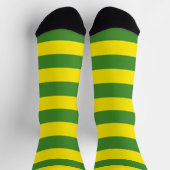 Chaussette Rayures jaune et verte (Haut)