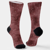 Chaussette Rayures rouges et blanches (Angulaire)